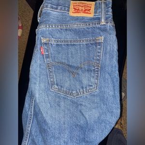 Levi’s Jean skirt.